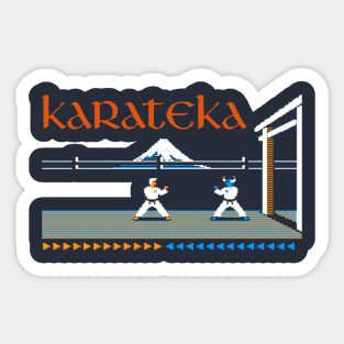 Karateka Sticker